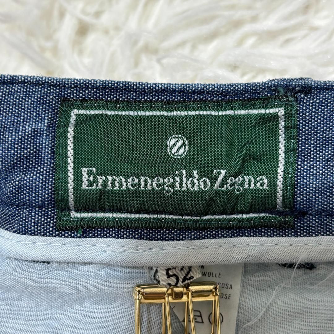 美品】 ermenegildo zegna ビスコースデニム調パンツ 52 - メルカリ