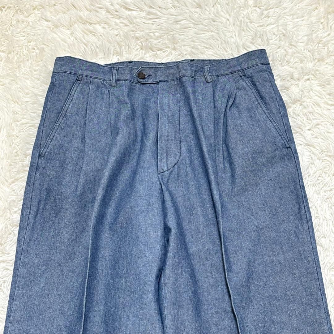美品】 ermenegildo zegna ビスコースデニム調パンツ 52 - メルカリ