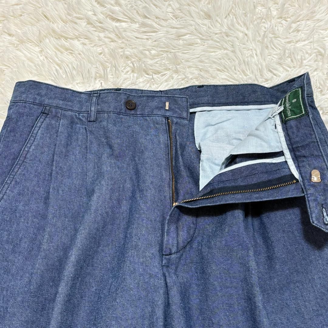 美品】 ermenegildo zegna ビスコースデニム調パンツ 52 - メルカリ
