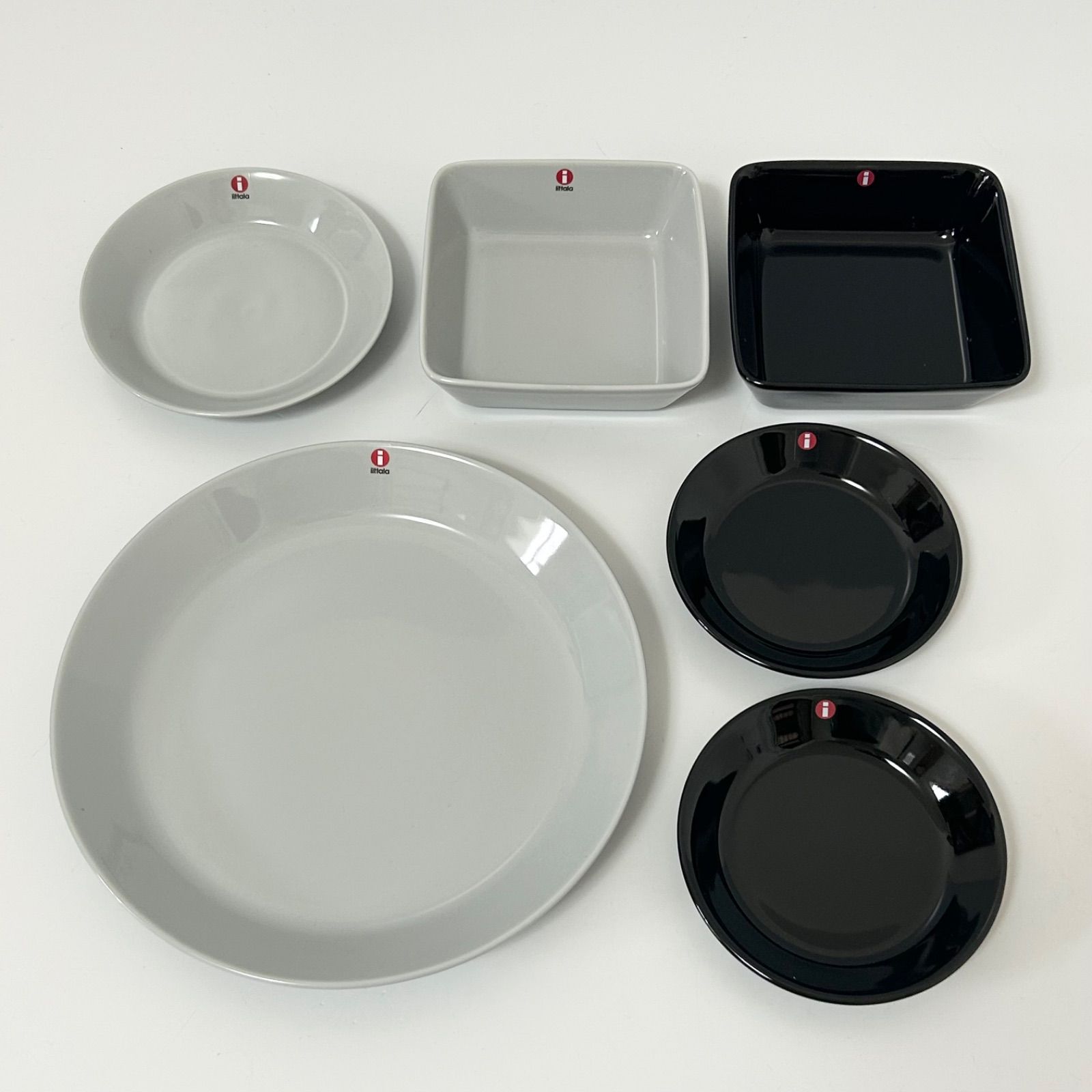 未使用品 iittala イッタラ TEEMA ティーマ プレート ディッシュセット