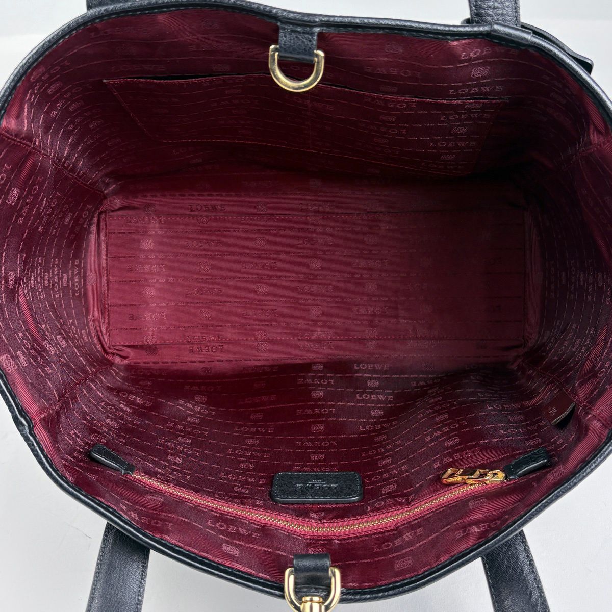 ロエベ LOEWE ヘリテージ スモール トートバッグ ロゴ ハンドバッグ 