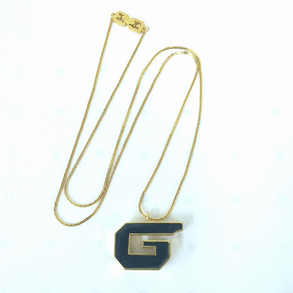 GIVENCHY ジバンシィ ヴィンテージ ホイッスル ネックレス ブラック 