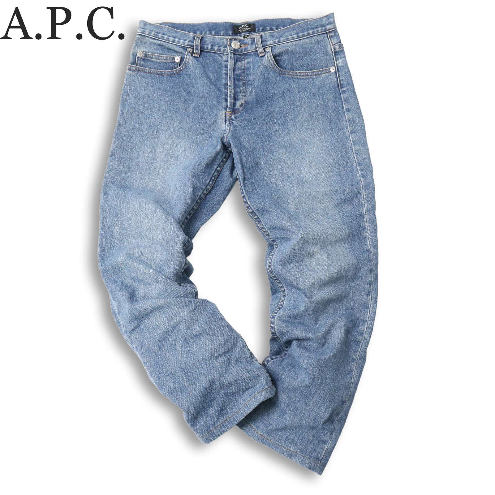 A.P.C. アーペーセー NEW STANDARD☆ USED加工 ボタンフライ 