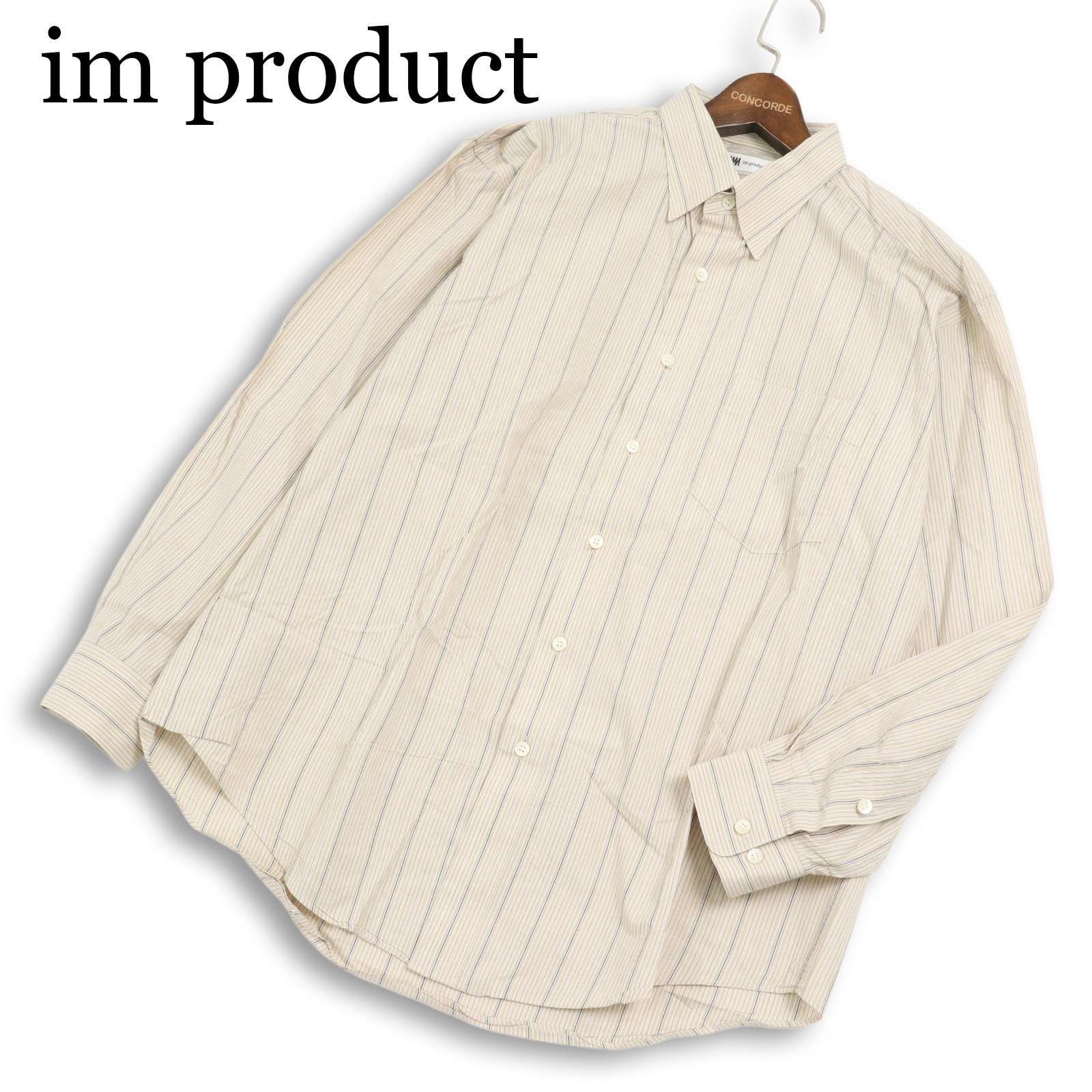 im product イッセイミヤケ 通年 オーバーサイズ☆ 長袖 ストライプ