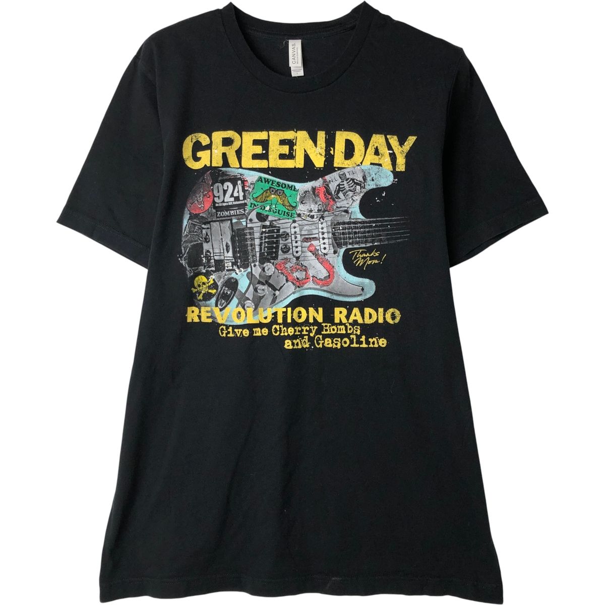 古着 CANVAS GREEN DAY グリーンデイ バンドTシャツ バンT メンズL相当