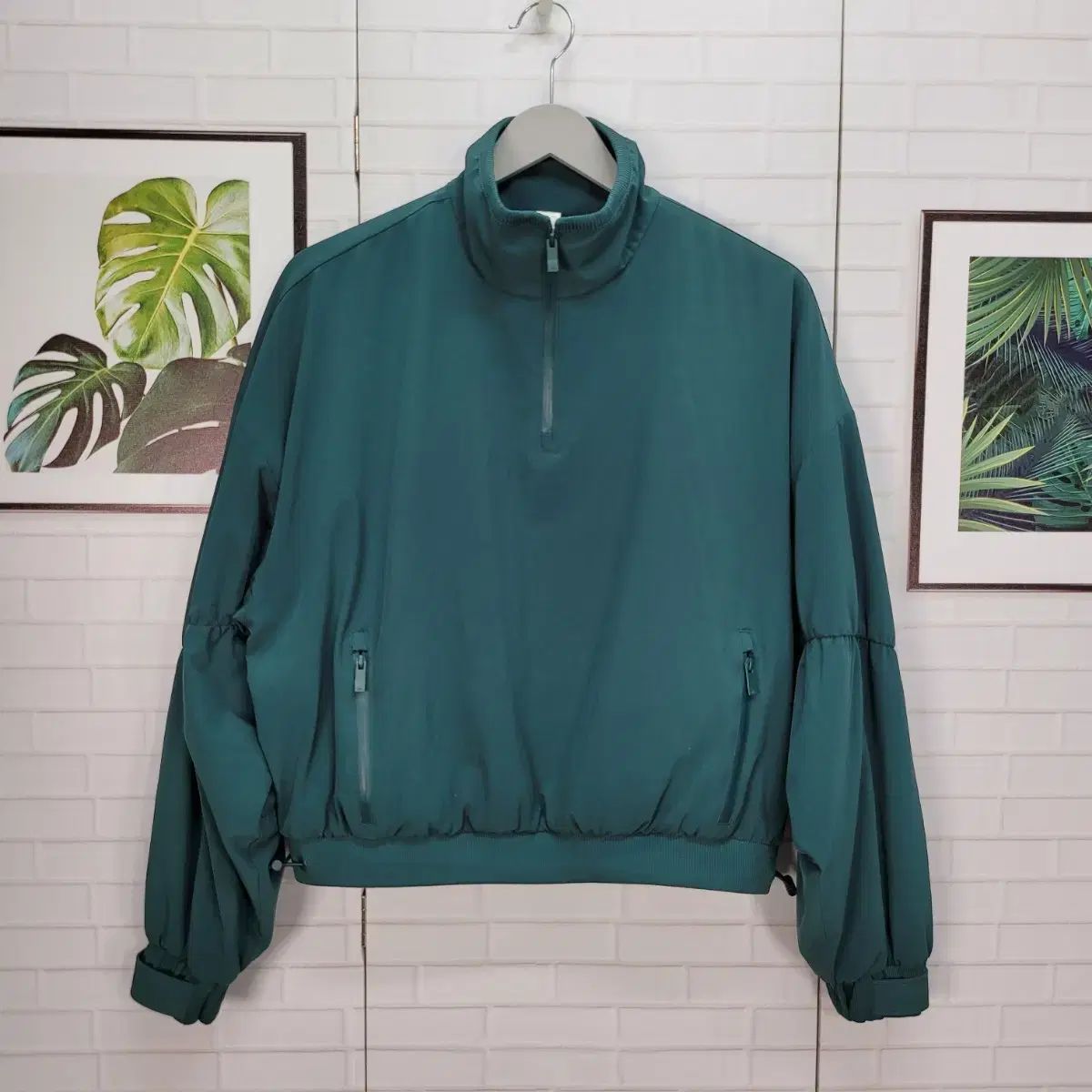 ALO YOGA アロヨガ ハーフ ジッパー クロップド エレベーション カバー