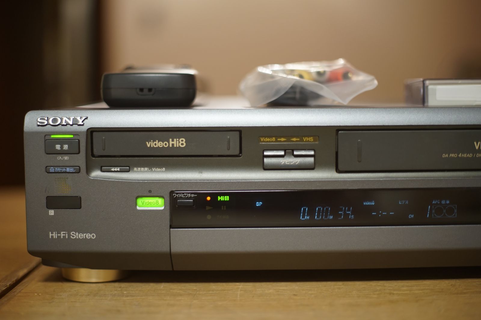 動作保証あり SONY WV-H3 HI8 VHS 8ミリビデオデッキ - メルカリ