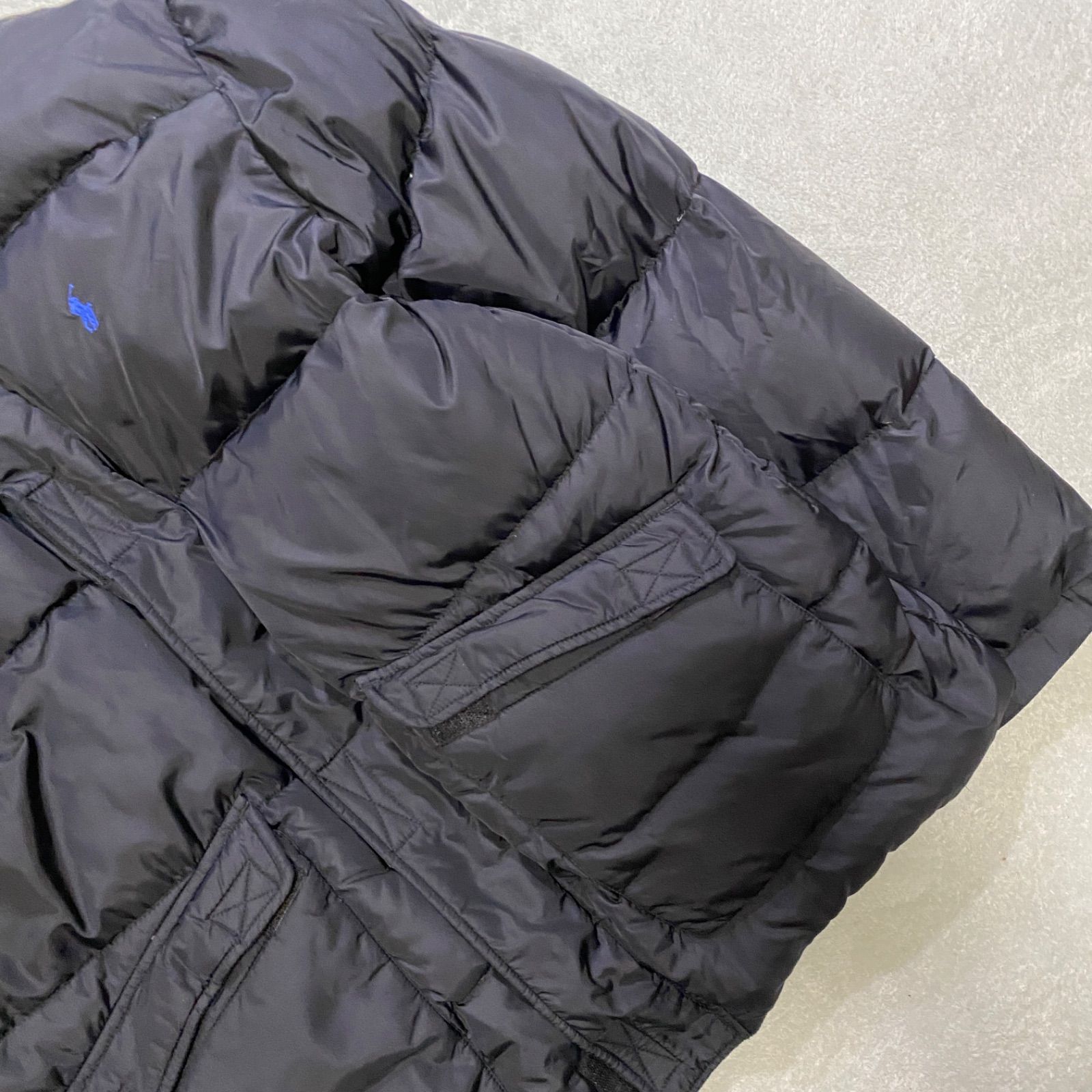 POLO SPORT ブラック ダウンジャケット サイズXL 状態良好 ラルフ 