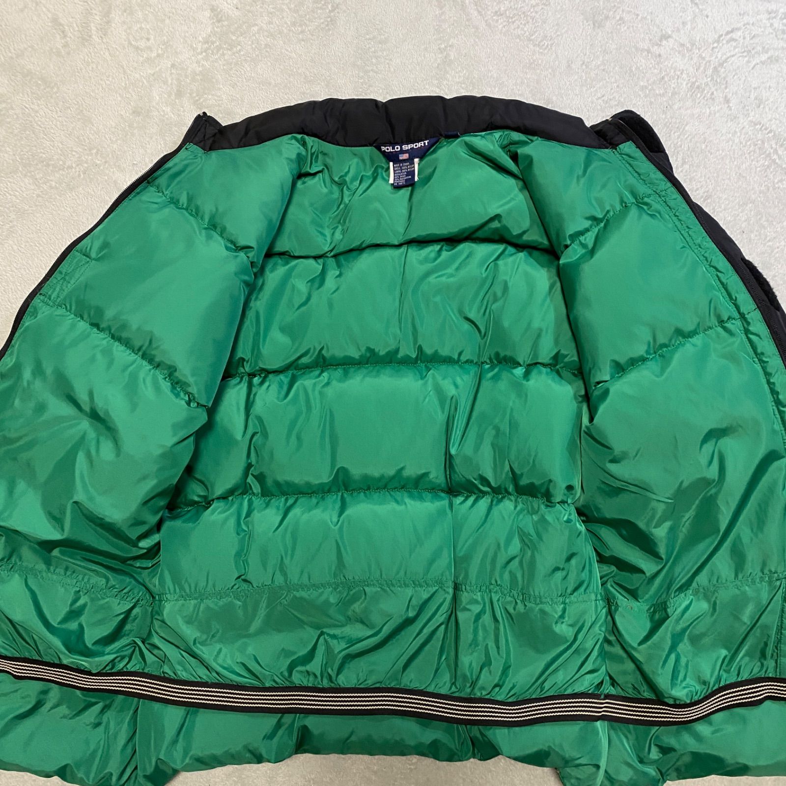 POLO SPORT ブラック ダウンジャケット サイズXL 状態良好 ラルフ 