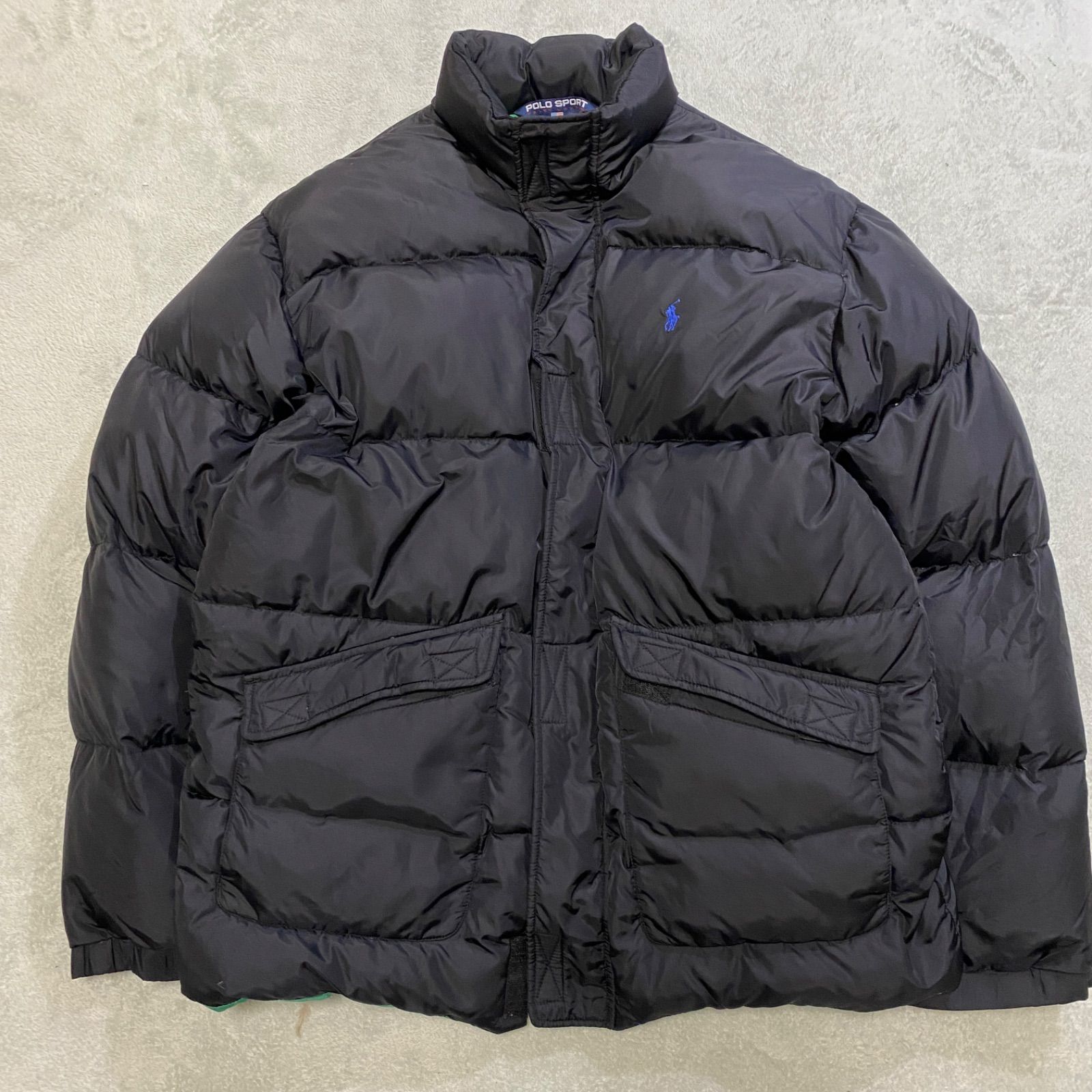 POLO SPORT ブラック ダウンジャケット サイズXL 状態良好 ラルフ