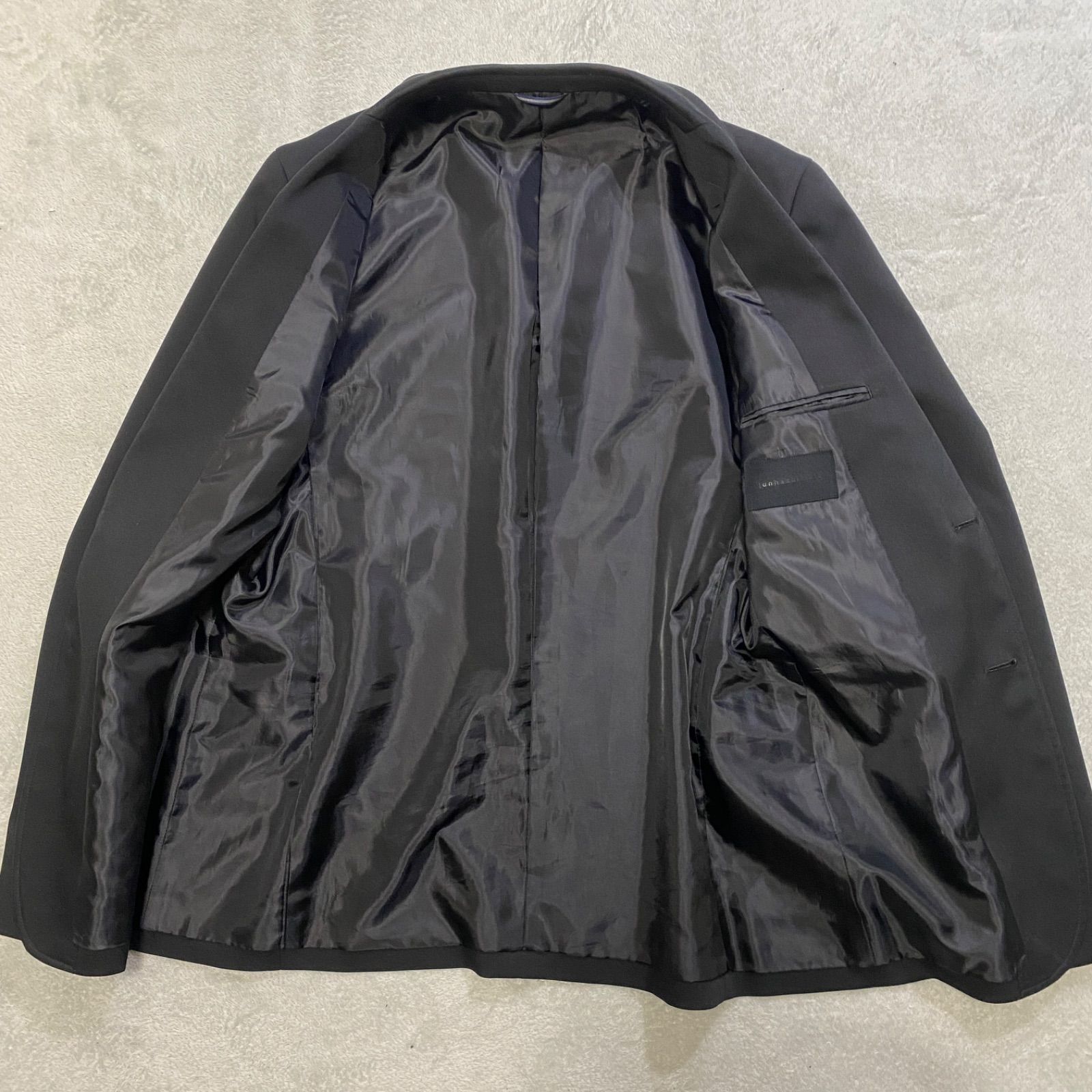 jun hashimoto ブラック テーラードジャケット イージージャケット