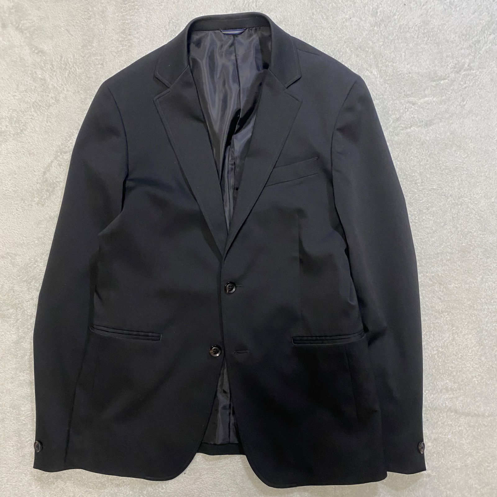 jun hashimoto ブラック テーラードジャケット イージージャケット