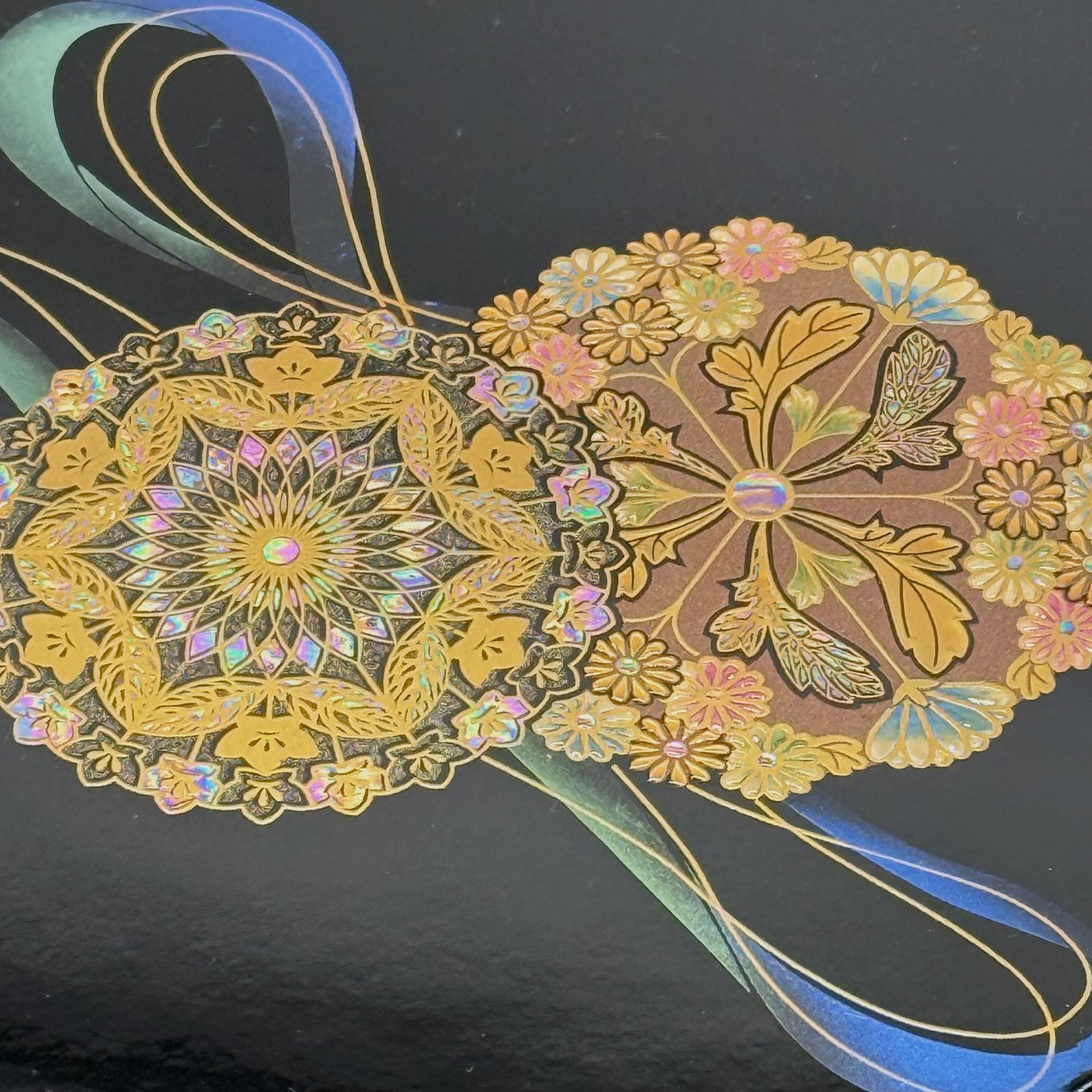 美品】山本寛斎（Kansai Yamamoto）デザイン燦花 漆器 梅型松花堂 二段