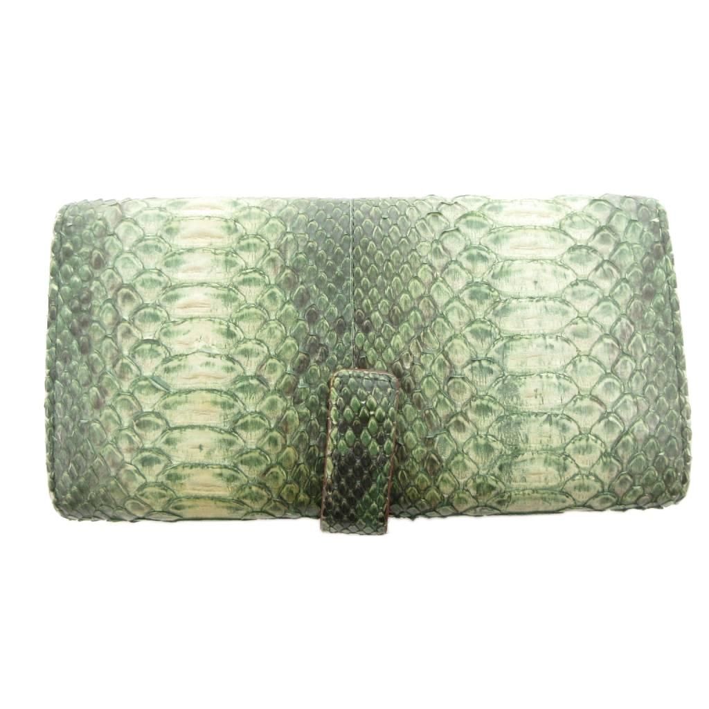 アイソラ isola 長財布 ロング ウォレット パイソン スネークレザー 蛇