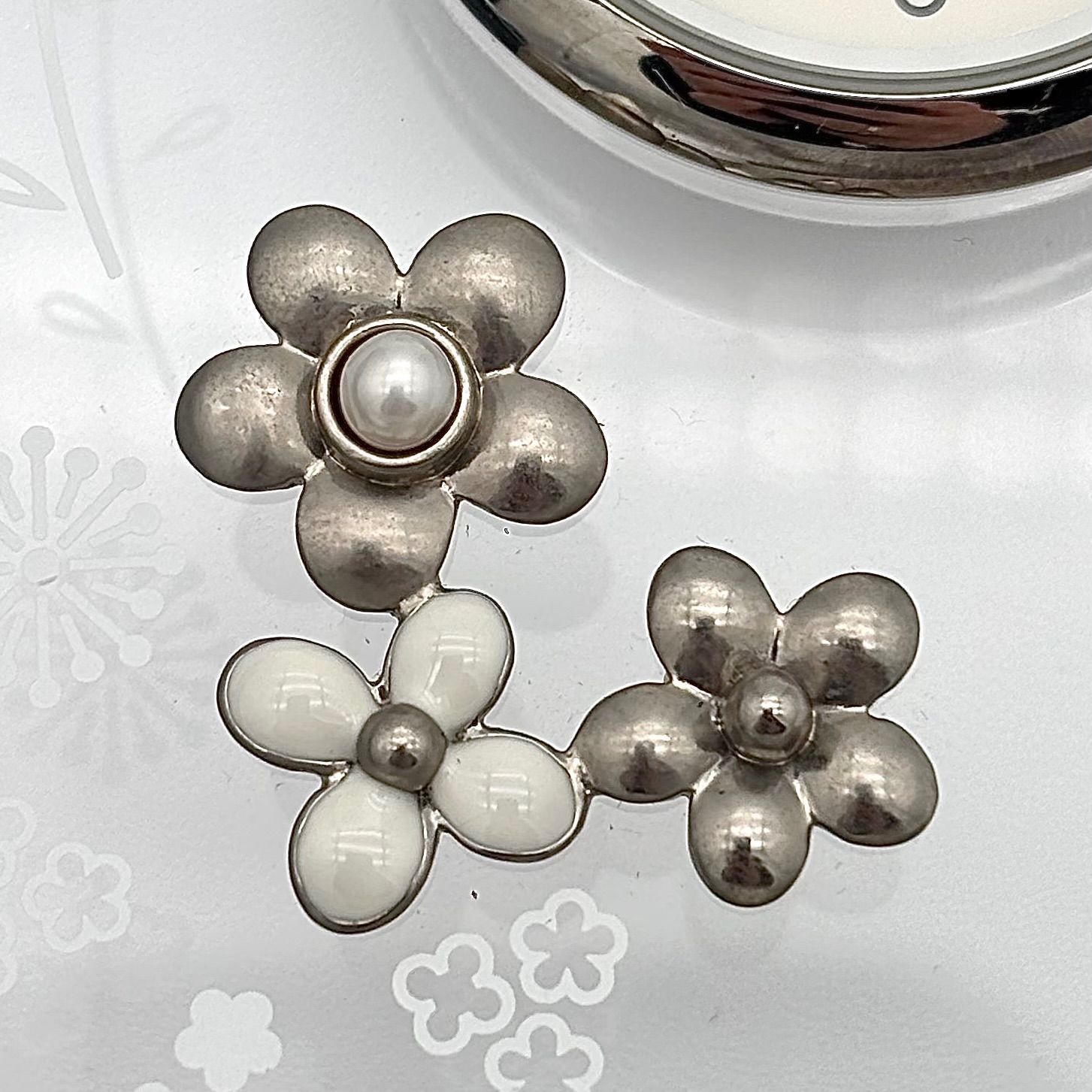 稼働品 Working item ミキモト MIKIMOTO 置き時計 クロック クォーツ