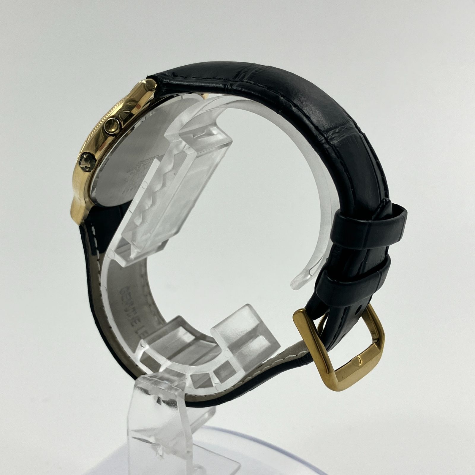 中古】セイコー SEIKO 7F38-6180 腕時計 ヴィンテージ ムーンフェイズ