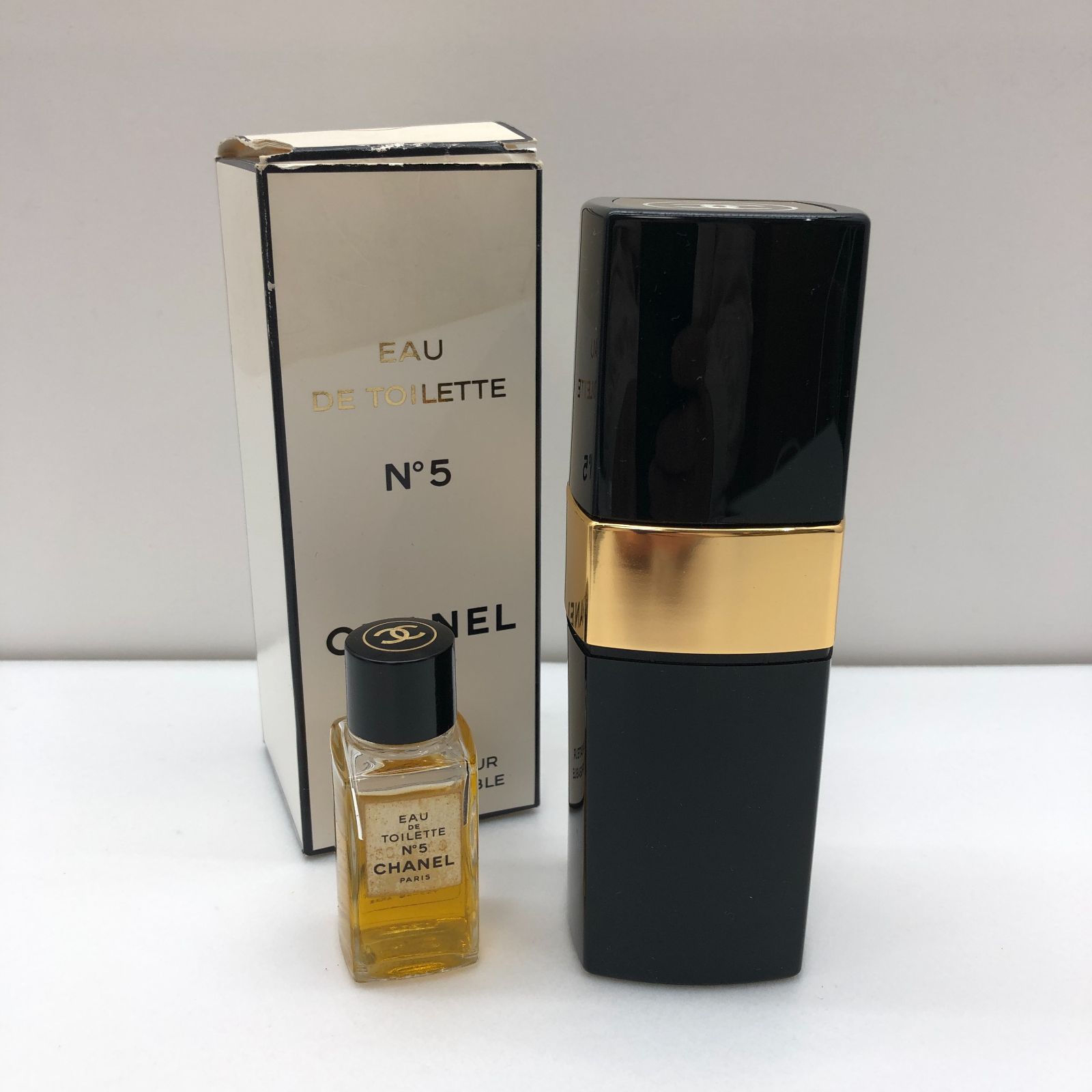 CHANEL オードゥ トワレット 香水 5番 100ml＋19mlミニボトル 箱あり
