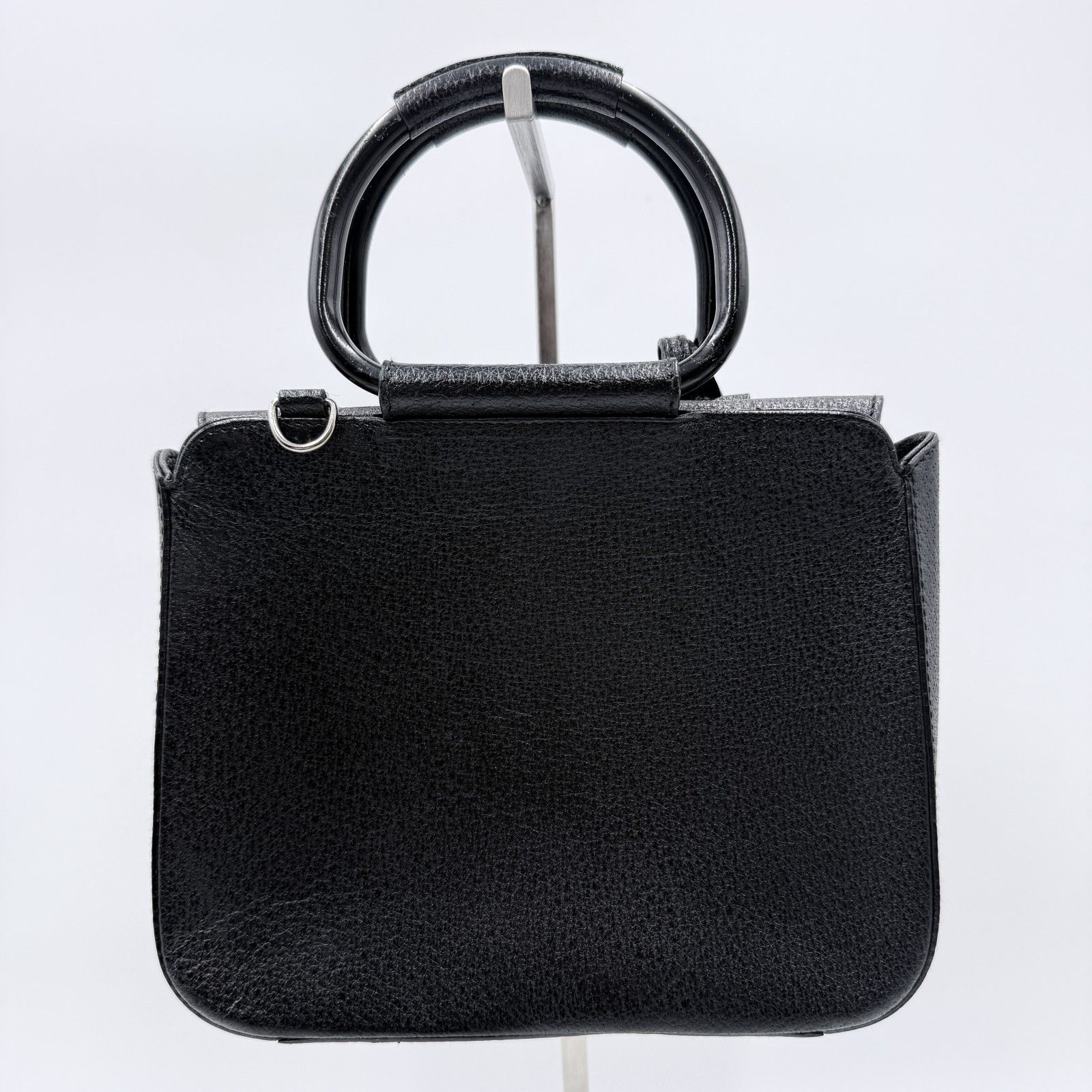 GUCCI（グッチ）2WAYハンドバッグ ショルダーバッグ ブラックレザー