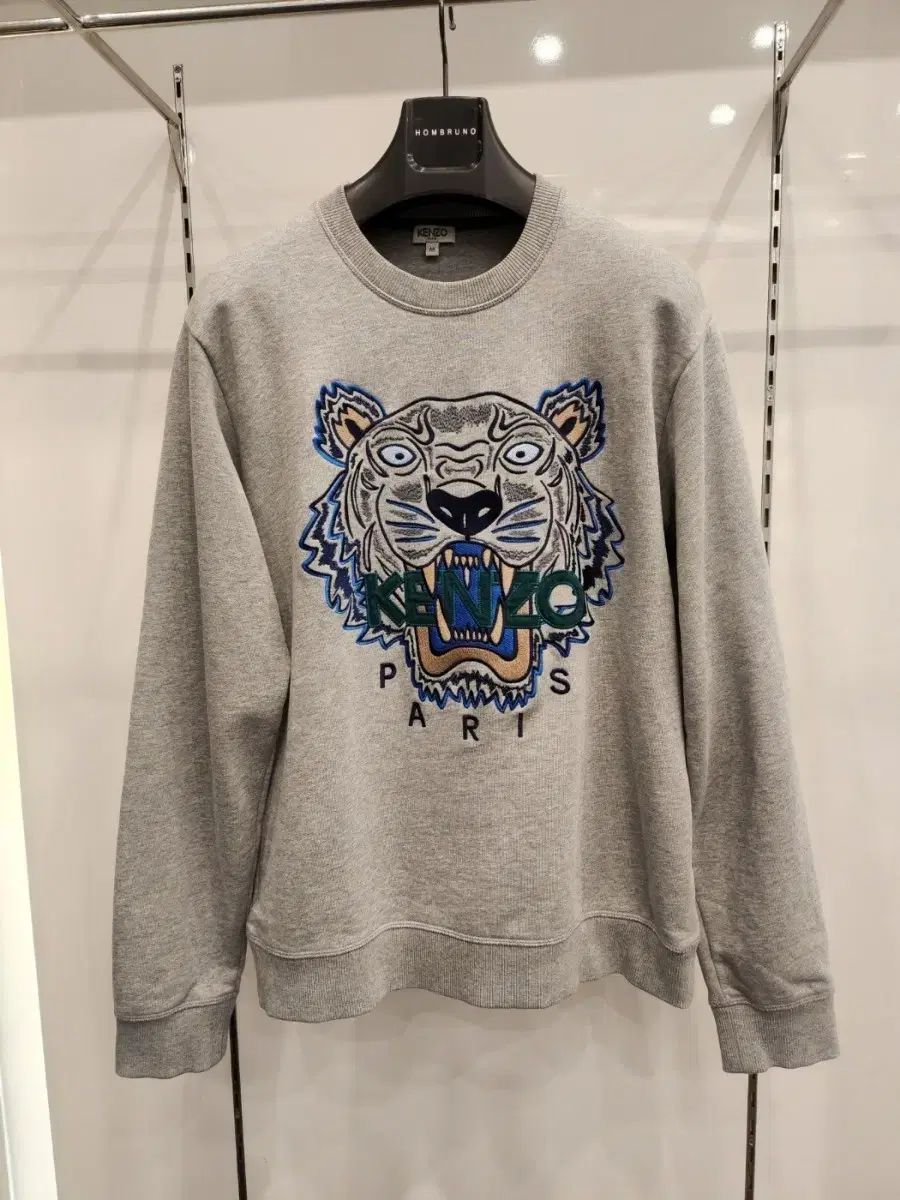 KENZO ケンゾー タイガー 刺繍 スウェット グレー M グレー (ケンゾー