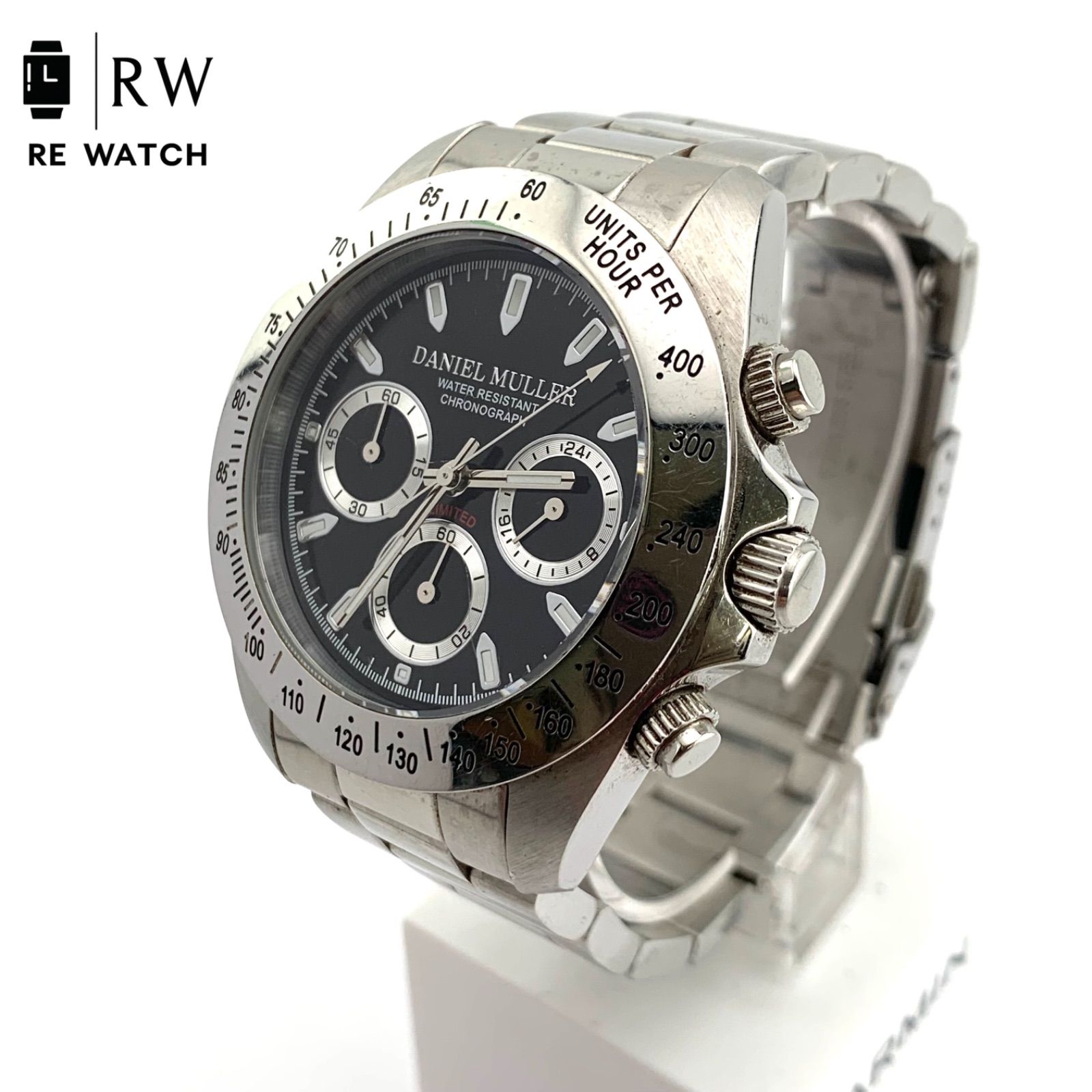 中古】DANIEL MULLER DM-2003 クロノグラフ腕時計 - メルカリ