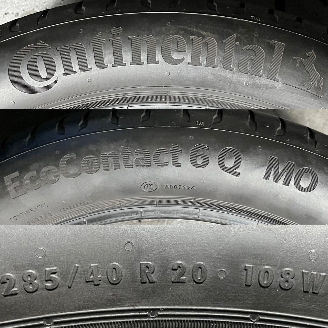 2024/2023年製 約7～8分山 コンチネンタル Continental エココンタクト 