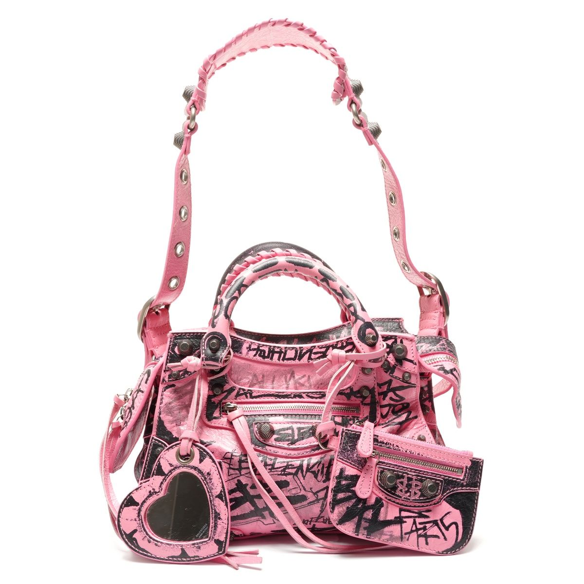 BALENCIAGA バレンシアガ ハンドバッグ ネオ カゴール グラフィティ 