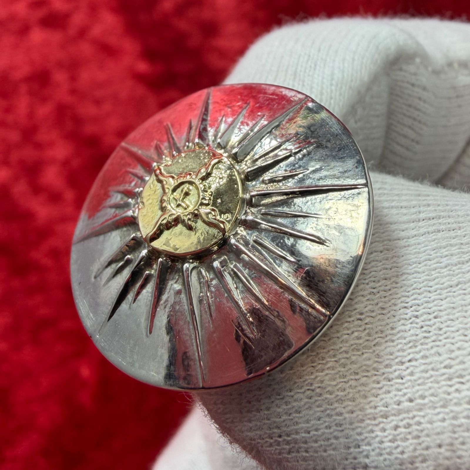 美品コンチョ SILVER×K18 12.1g ファーストアローズ/FIRST ARROWs