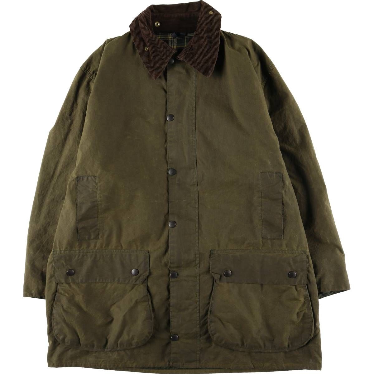 古着 90年代 バブアー Barbour BORDER ボーダー 旧3ワラント ワックス