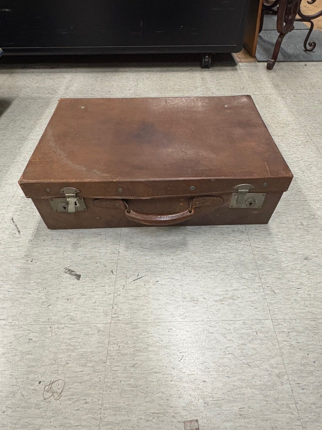 アンティーク トランク レザー 寅さん風 - メルカリ