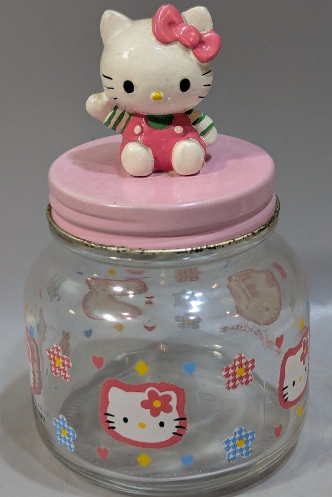 サンリオ ハローキティ カオハナデザインシリーズ マスコット瓶 1998年