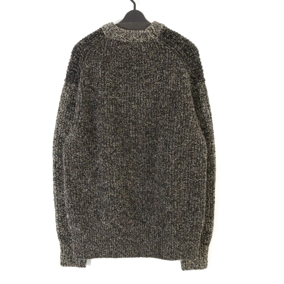 スロープスロウ 25AW ヤクブレンドシェットランドウールニットセーター Slopeslow スロープスロウ 25AW Brushed Yak/Shetland wool crew neck