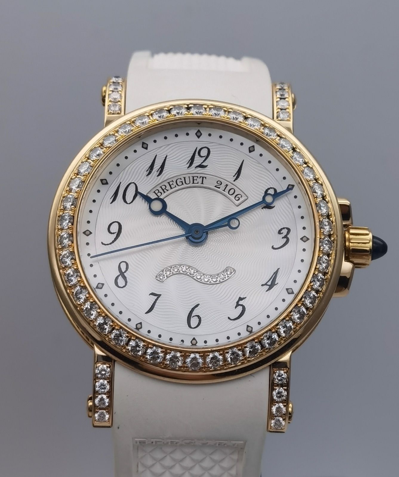中古 ブレゲ Breguet マリーン 8818BA/59/864 純正ダイヤモンド YG 750