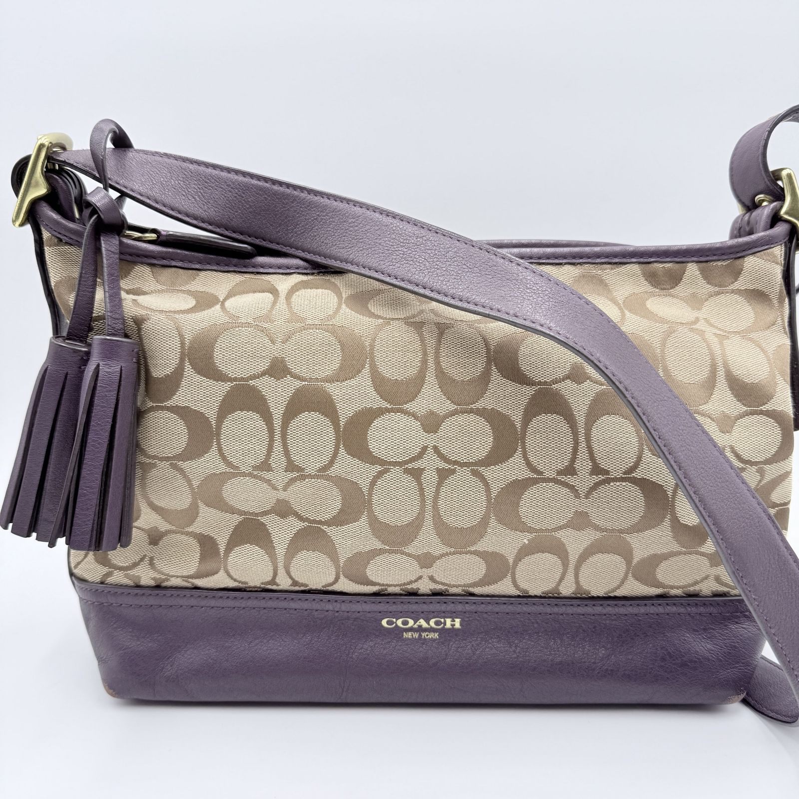 COACH（コーチ） レガシー シグネチャー ショルダーバッグ キャンバス