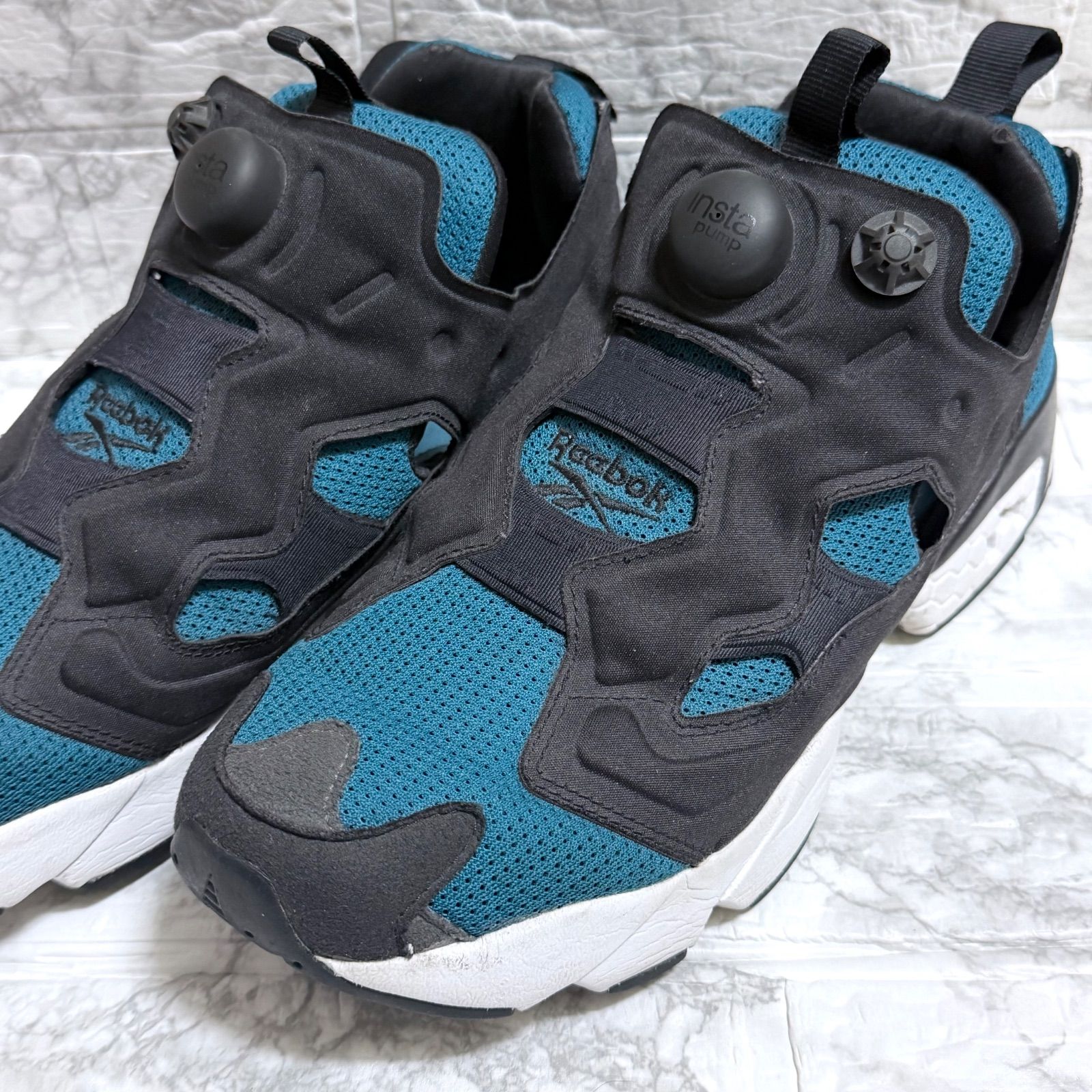 REEBOK INSTAPUMP FURY 25.5 リーボック ブルー ブラック メンズ 
