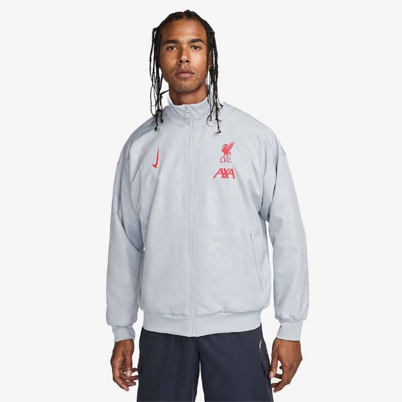 【送料無料・匿名配送】Nike ナイキ リヴァプール 24/25 Dri-FIT ストライク サード アンセム ジャケット ウィンドブレーカー 練習用 グレー 新品 正規品