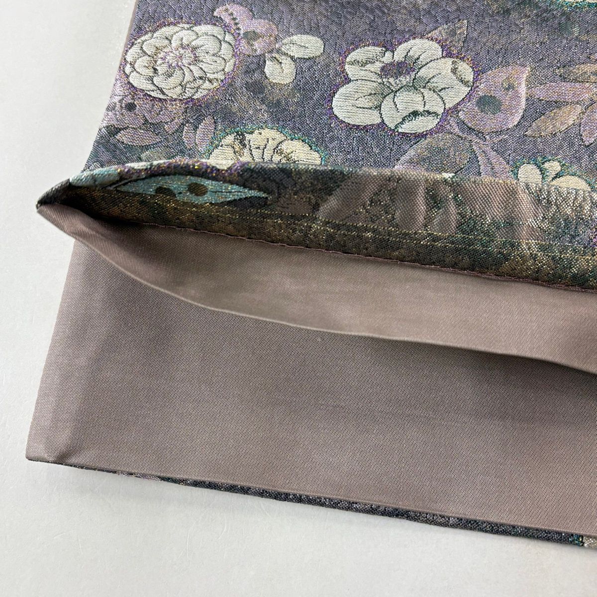 美品】 袋帯 秀品 やまと 草花 箔 灰紫 六通 正絹 【中古】 - メルカリ
