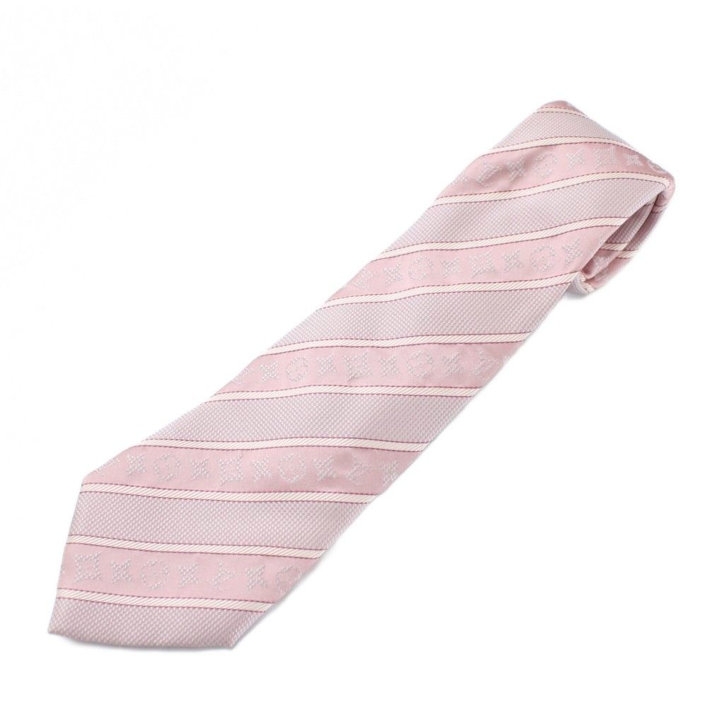 ルイヴィトン LOUIS VUITTON ネクタイ 絹 シルク レギュラータイ