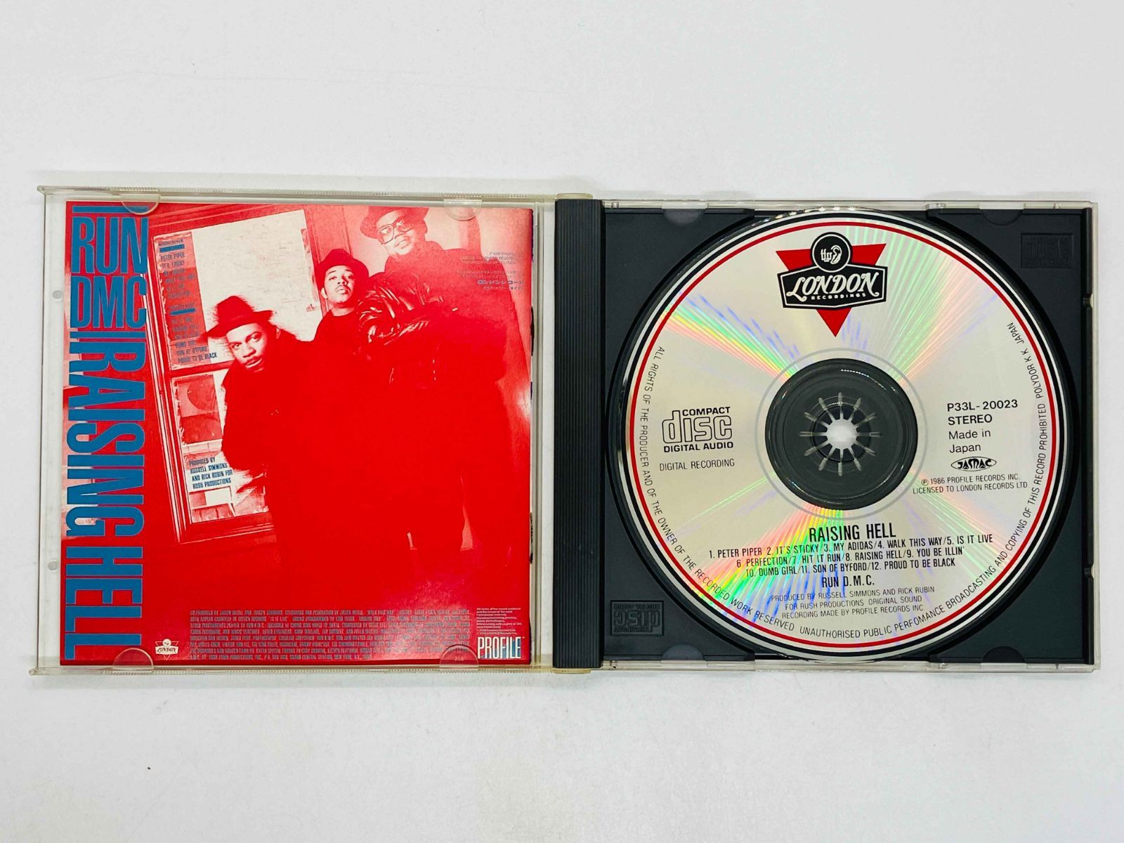 CD レイジング・ヘル RUN D.M.C. DMC / Raising Hell / 国内盤 P33L