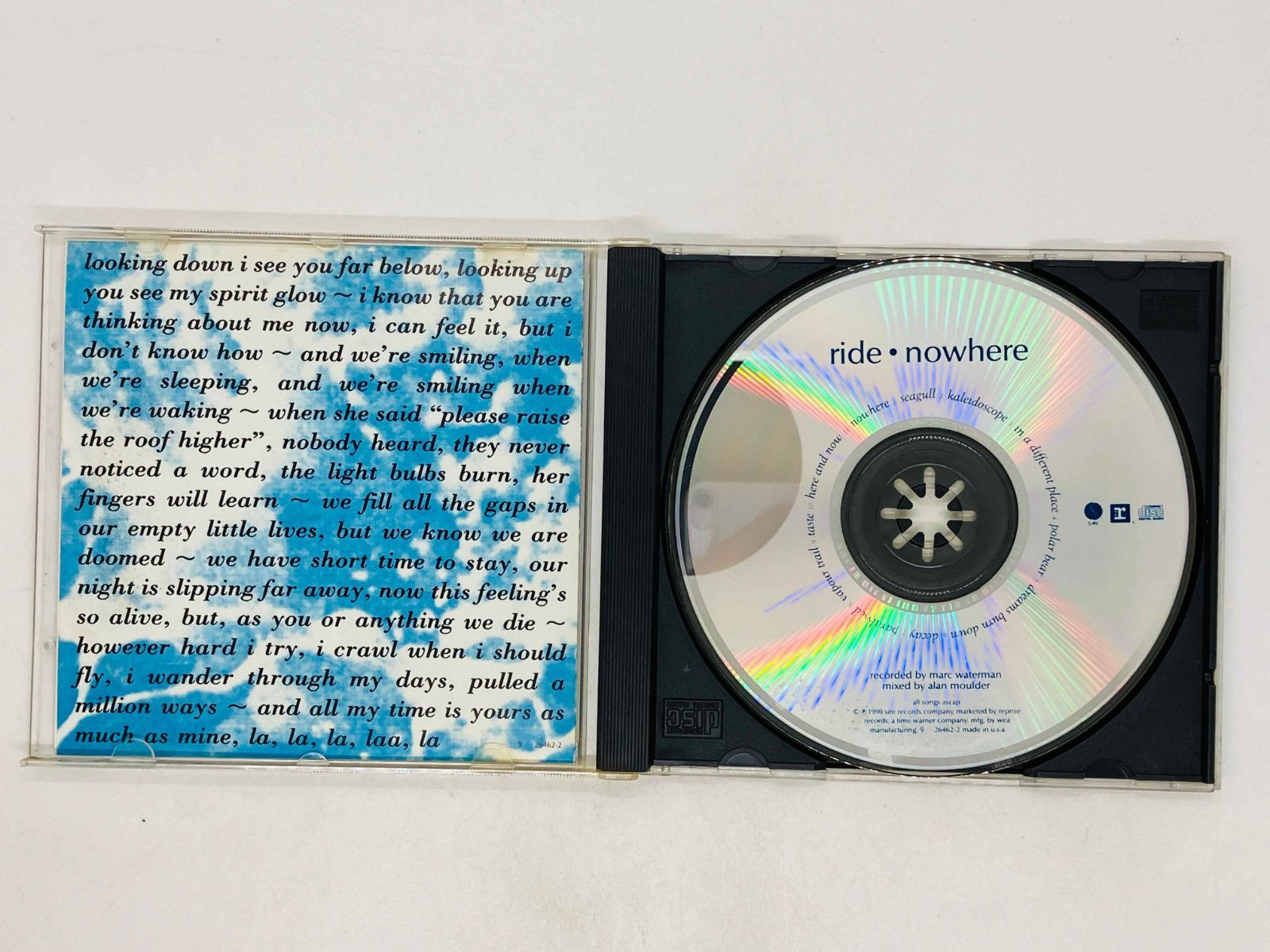 CD ride / nowhere / ライド ノーホエア / シューゲイザー 9 26462-2
