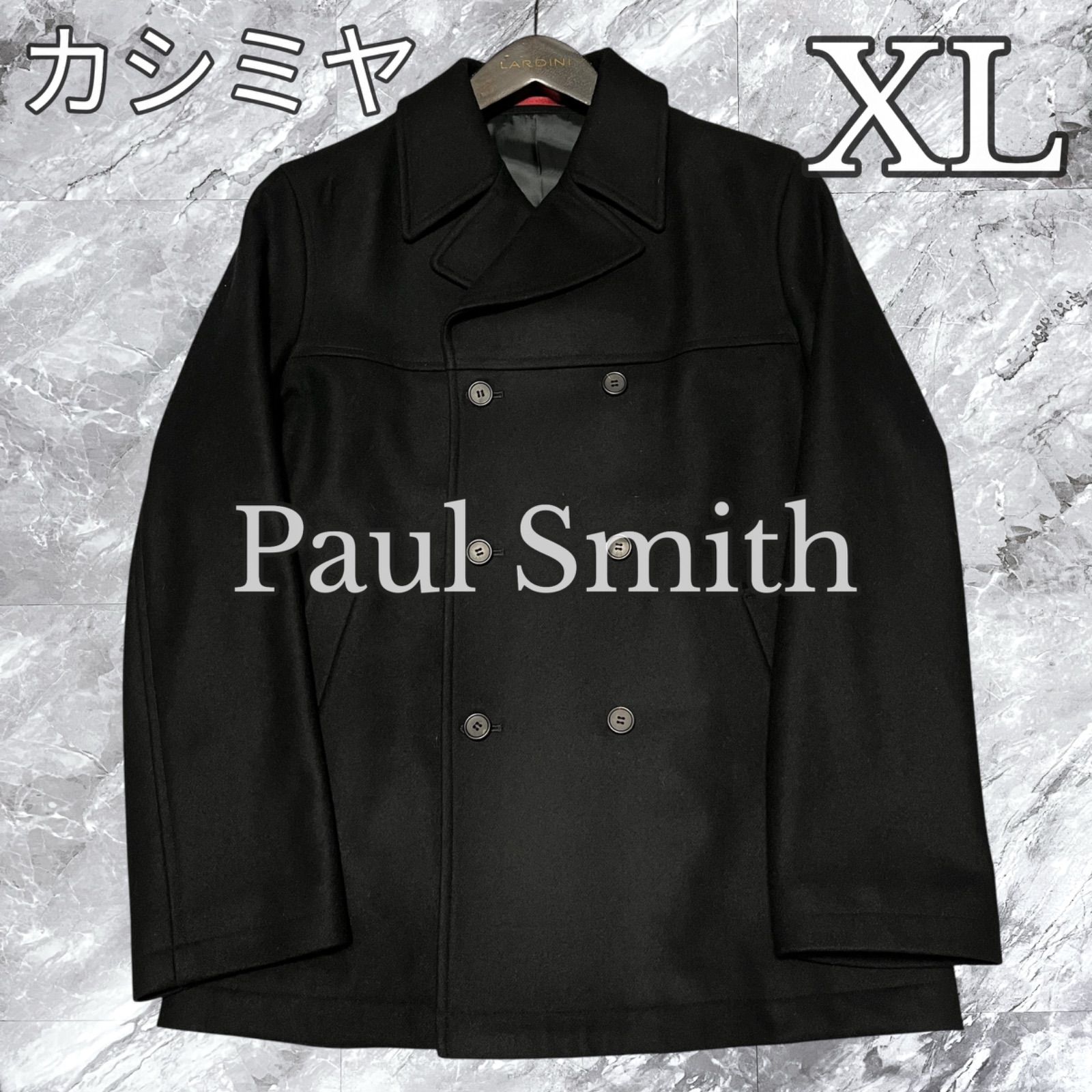 Paul Smith 黒 ピーコート ウールコート Paul Smith ピーコート ブラックウール 【公式通販】