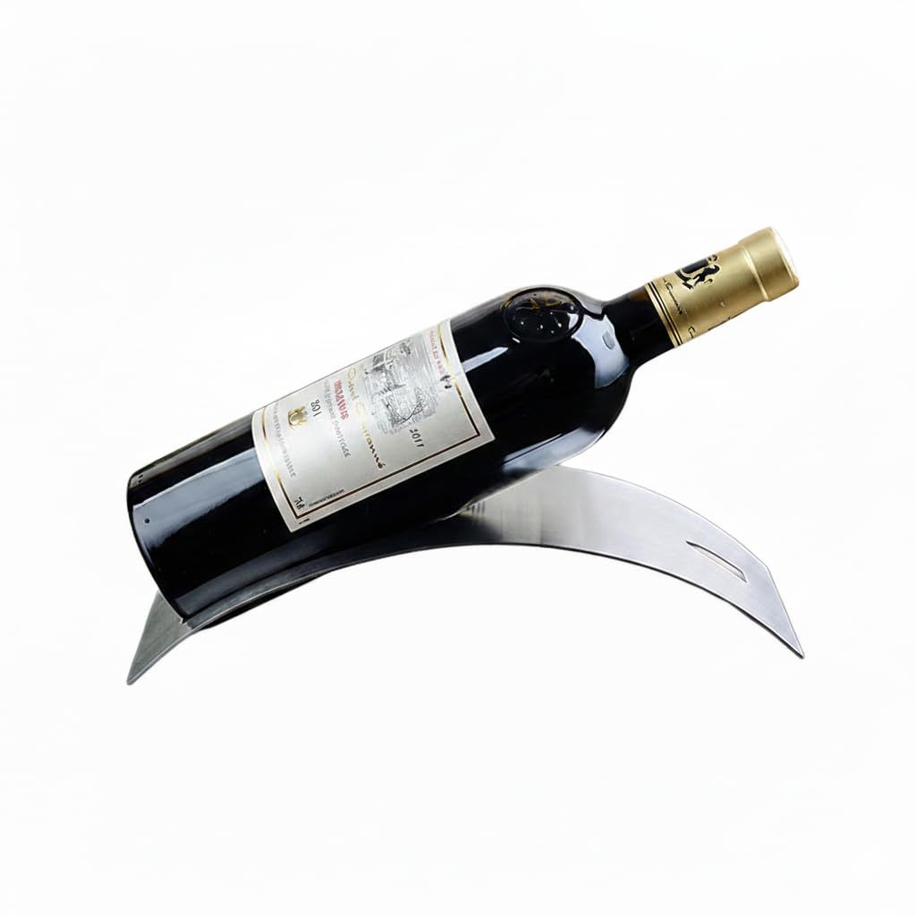 ArkreaM] ワインホルダー 卓上 ワインラック 1本用 ステンレス