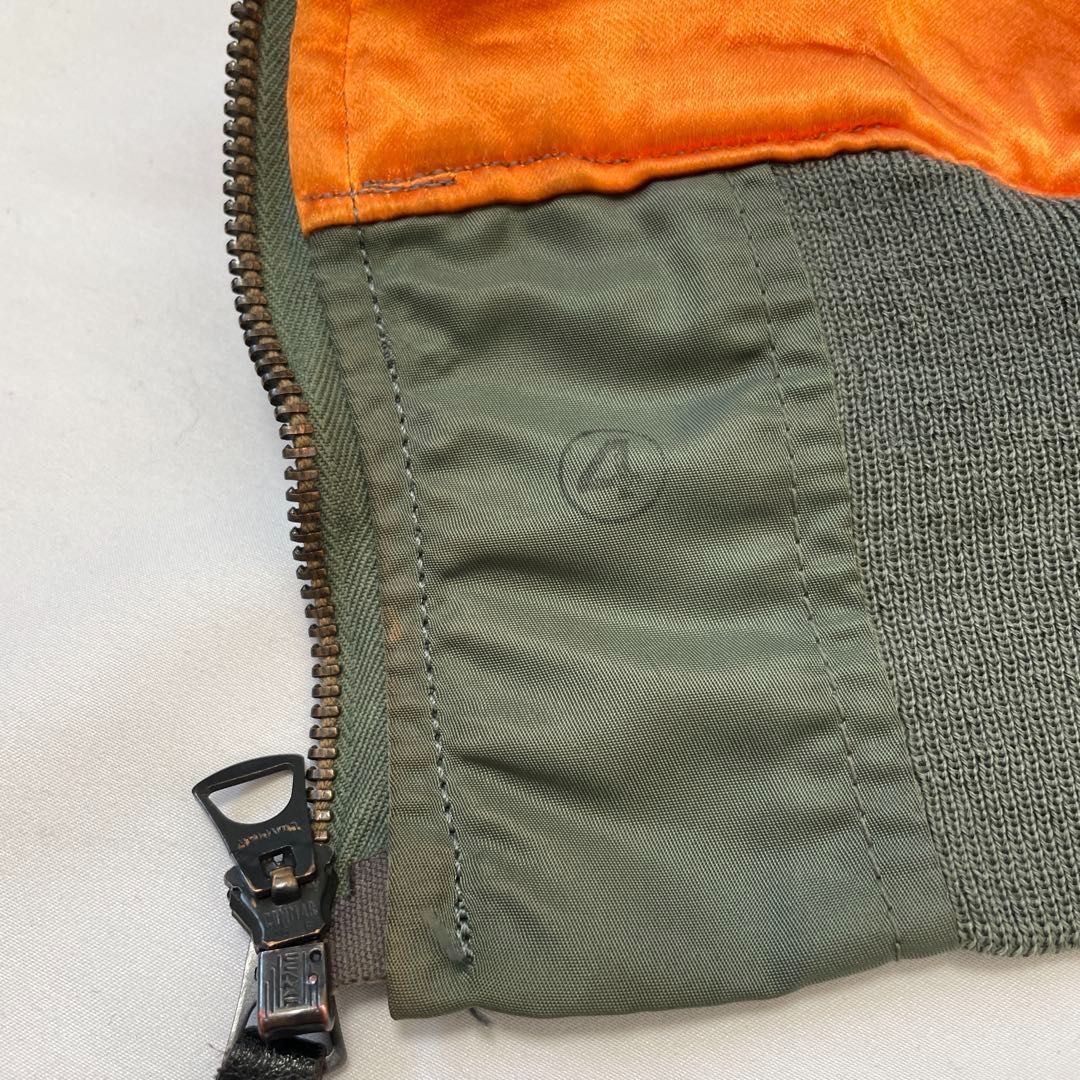 1965年製 米軍実物 L-2B ALPHA社製 MIL-J-7448G Mサイズ ワッペン付 裏