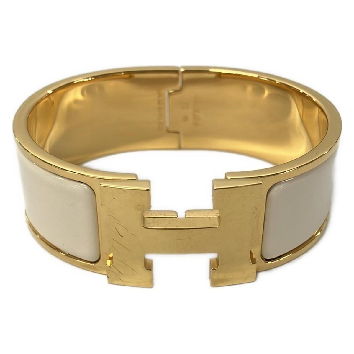 HERMES(エルメス) バングル美品 クリック・クラックH ゴールド