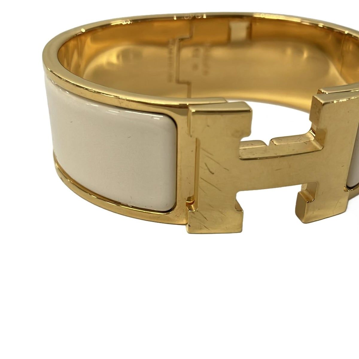 HERMES(エルメス) バングル美品 クリック・クラックH ゴールド