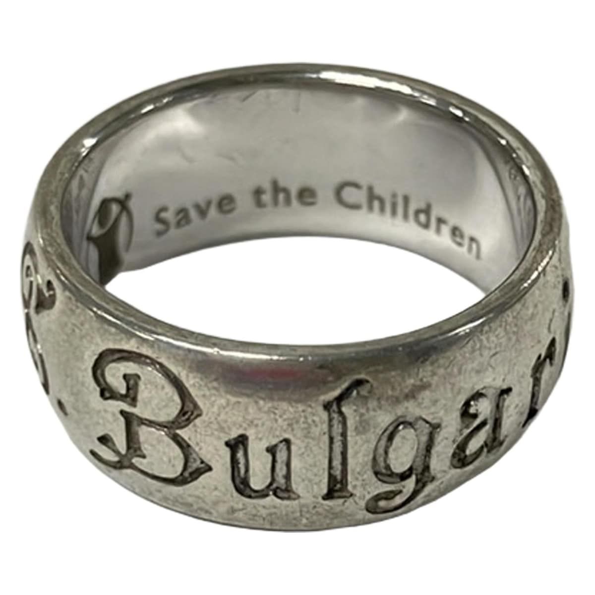 BVLGARI(ブルガリ) リング 54美品 セーブ・ザ・チルドレン シルバー