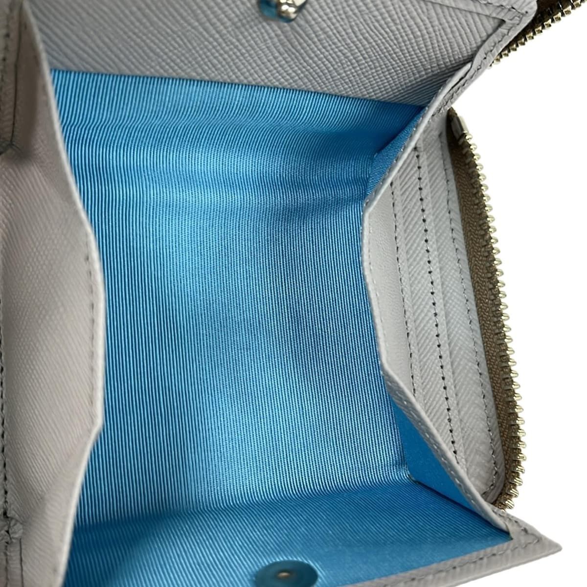 アクセソワ・ドゥ・マドモワゼル 2つ折り財布美品 - ベージュ ラウンド