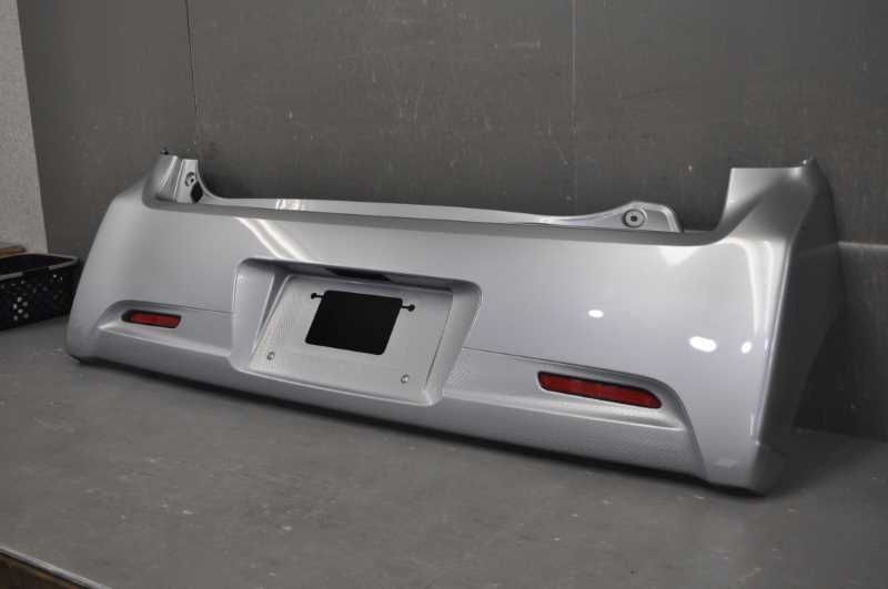 リアバンパー Rバンパー S28 銀 (LA100S) ムーヴ カスタム RS 前期