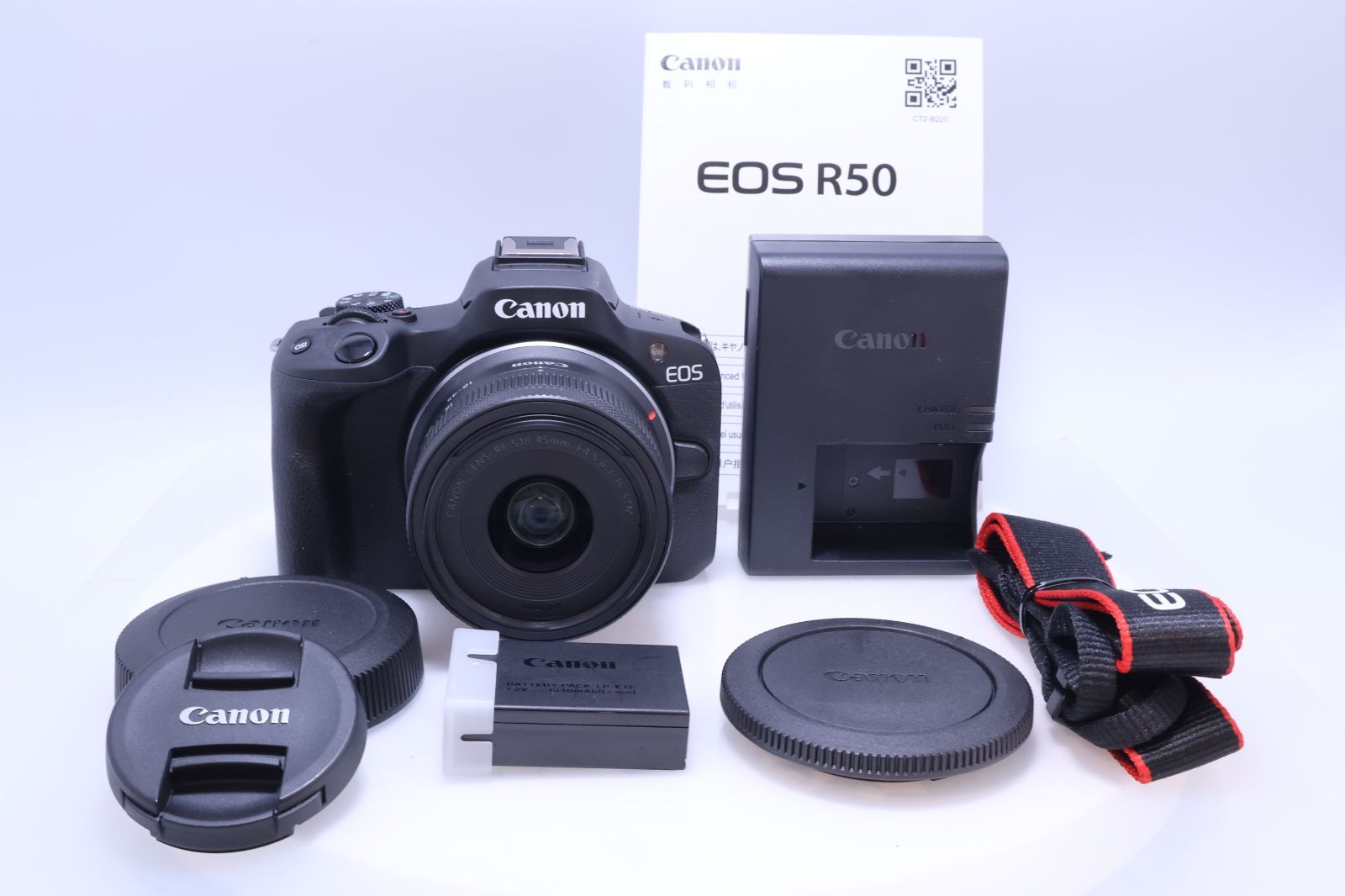 3,000回 極美品】Canon EOS R50 標準ズームレンズキット(RF-S18-45