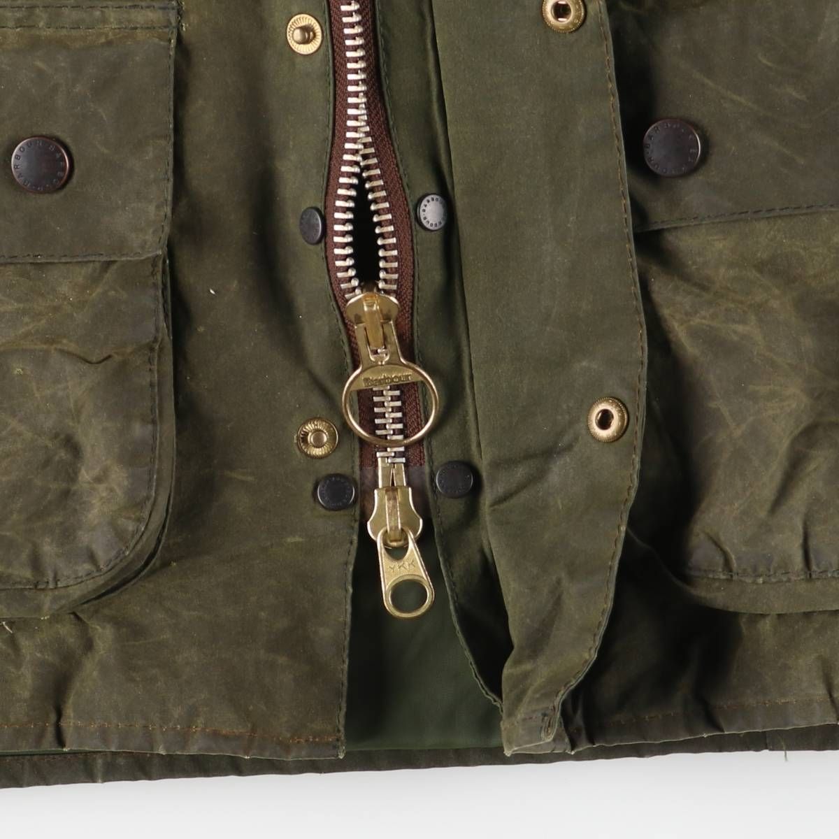 古着 00年代 バブアー Barbour BEDALE ビデイル 旧3ワラント ワックス 