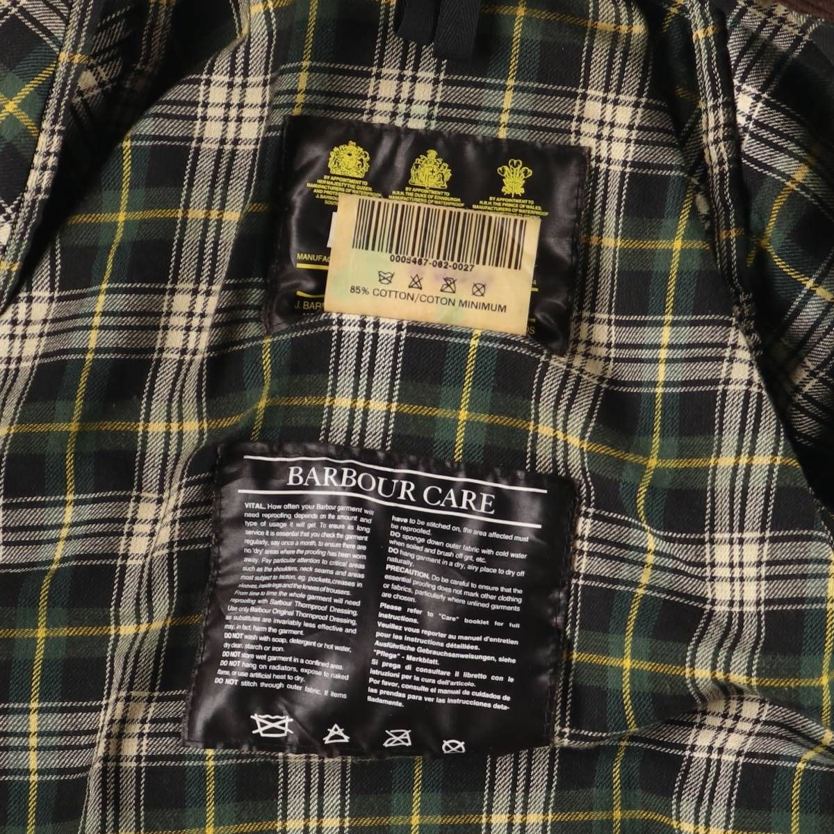 古着 00年代 バブアー Barbour BEDALE ビデイル 旧3ワラント ワックス 